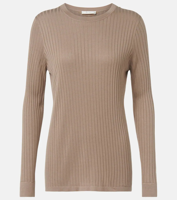  The Row The Row Keya Ribbed-knit Top 