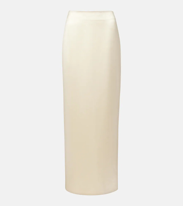  The Row The Row Kiernan Silk Satin Maxi Skirt 