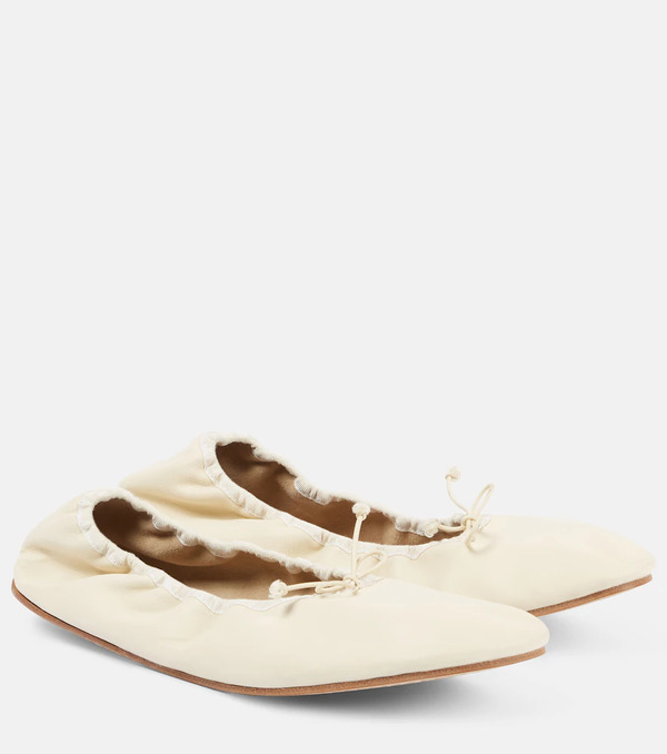  The Row The Row Leather Ballet Flats 