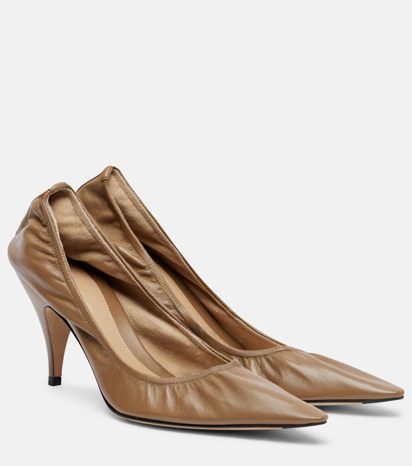  The Row The Row Liisa 80 Leather Pumps 