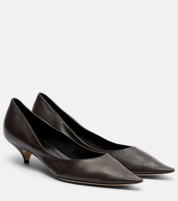  The Row The Row Liisa Three Leather Pumps 
