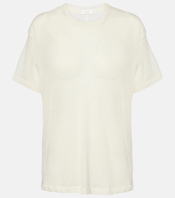  The Row The Row Lila Cashmere Jersey Top 