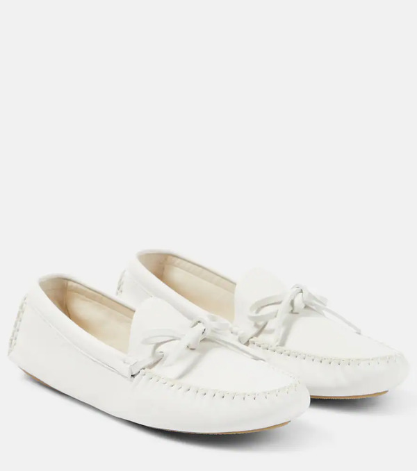 The Row The Row Lucca Leather Moccasins 