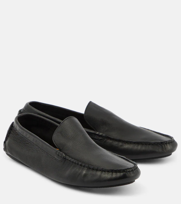  The Row The Row Lucca Leather Moccasins 