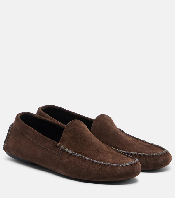  The Row The Row Lucca Suede Loafers 