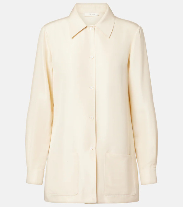  The Row The Row Luka Silk Shirt 