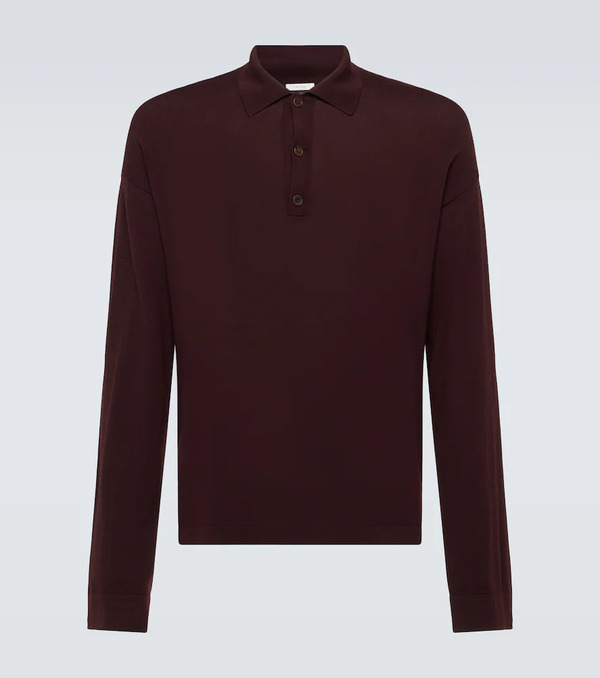  The Row The Row Miso Wool Polo Sweater 