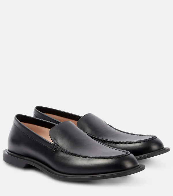  The Row The Row Nic Leather Loafers 