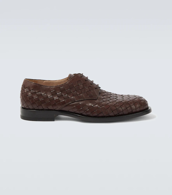 The Row The Row Novus Woven Leather Derby Shoes 