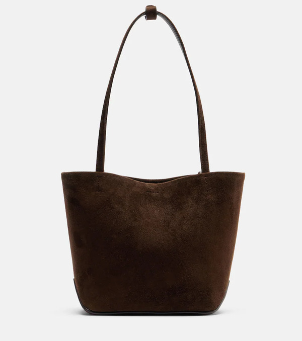  The Row The Row Park Edge Medium Suede Tote Bag 