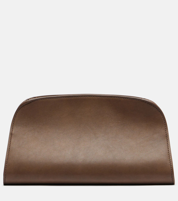  The Row The Row Peggy Small Leather Clutch 