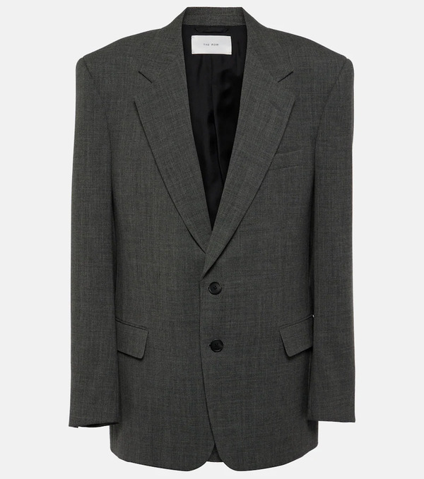  The Row The Row Phil Oversized Virgin Wool Blazer 