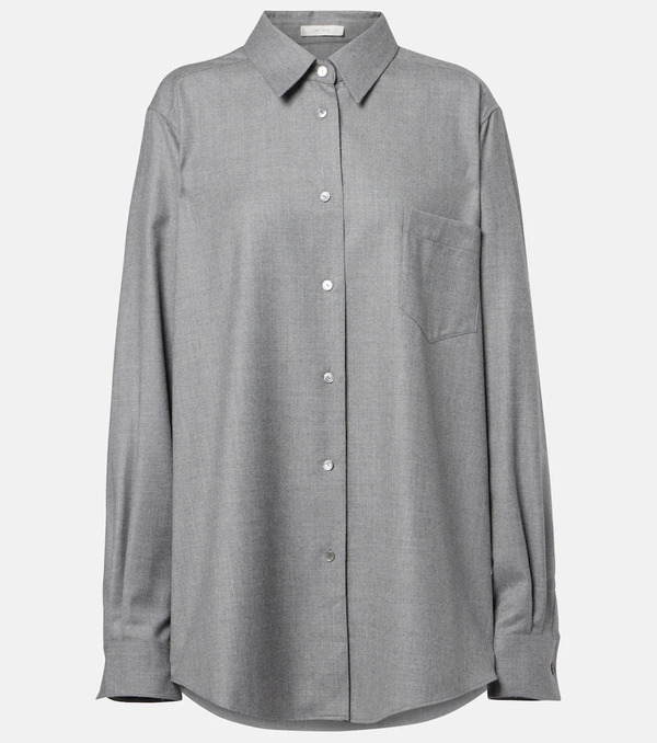  The Row The Row Pino Virgin Wool Shirt 