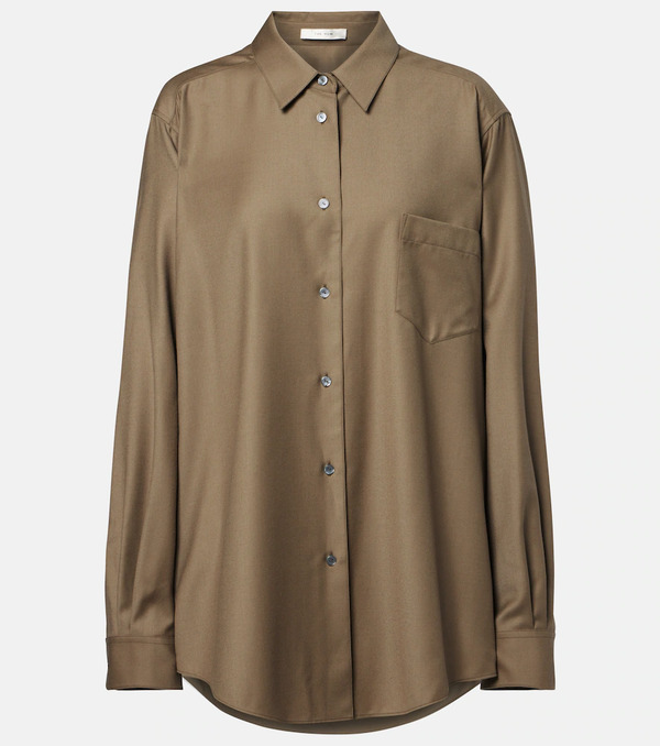  The Row The Row Pino Virgin Wool Shirt 