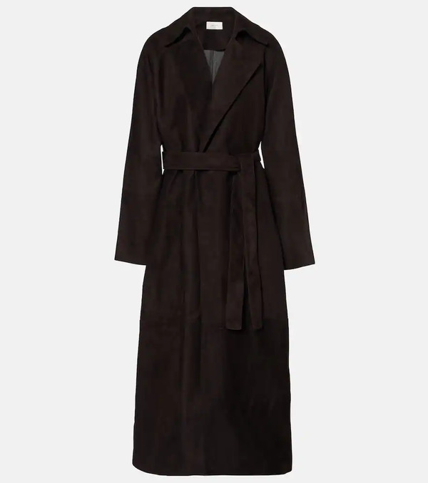  The Row The Row Poseidone Suede Coat 
