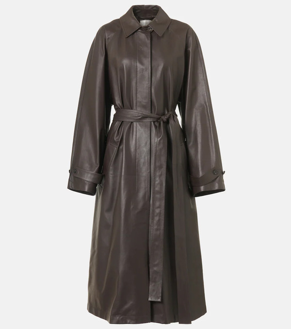 The Row The Row Ryota Leather Coat 