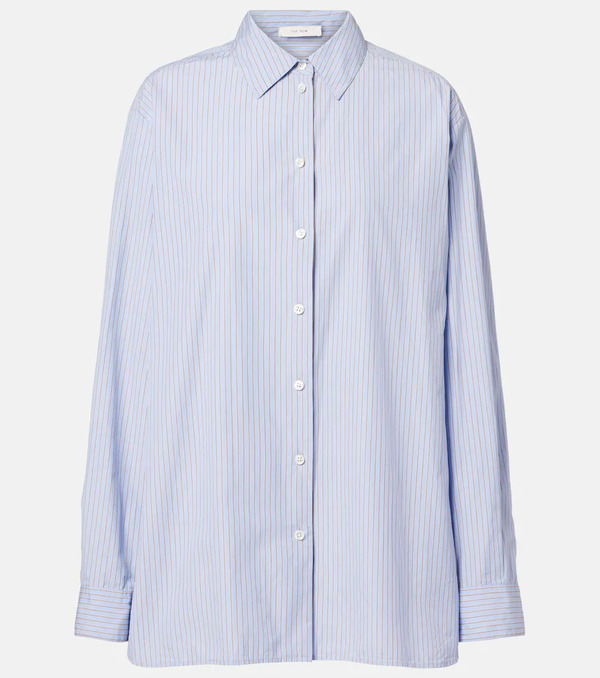  The Row The Row Sisilia Striped Cotton Shirt 