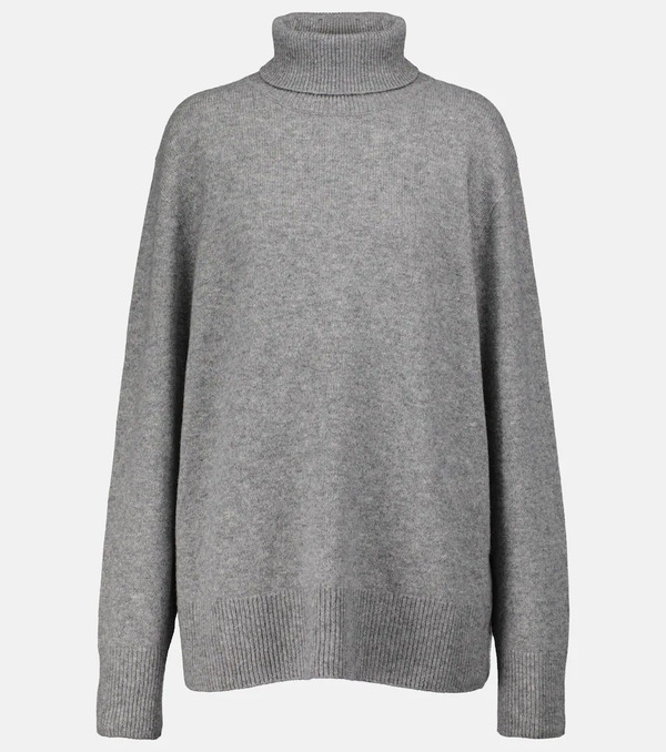  The Row The Row Stepny Wool And Cashmere Turtleneck Sweater 