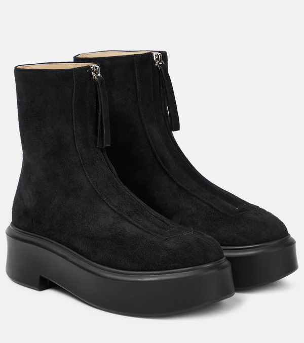  The Row The Row Suede Ankle Boots 