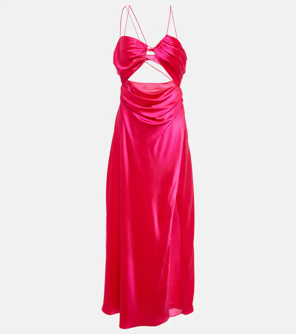  The Sei The Sei Asymmetric Silk Satin Gown 
