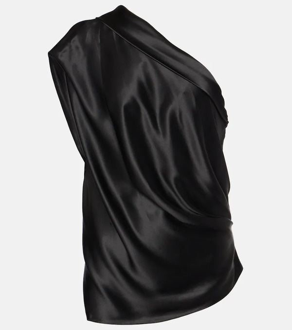  The Sei The Sei Asymmetric Silk Top 