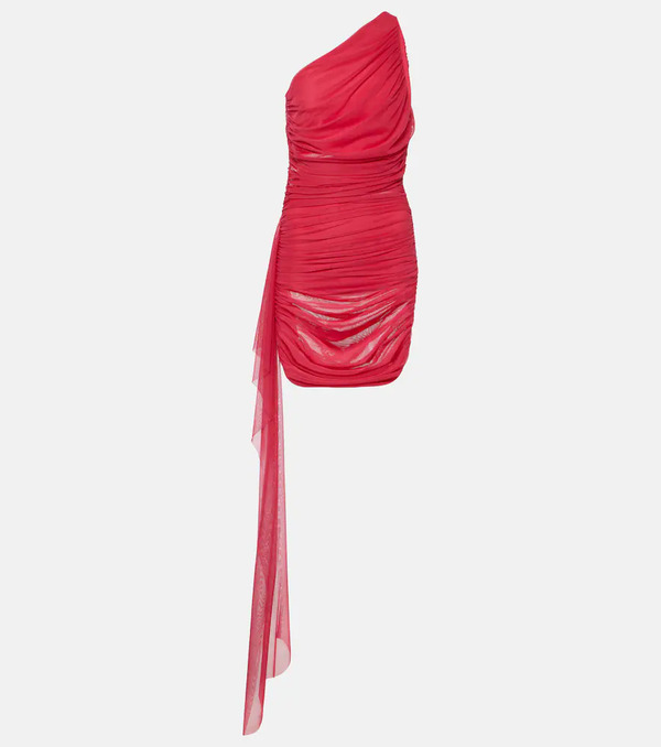  The Sei The Sei Drape-detail Ruched Chiffon Minidress 