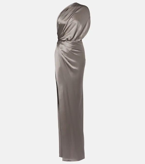  The Sei The Sei Draped Silk Satin Gown 