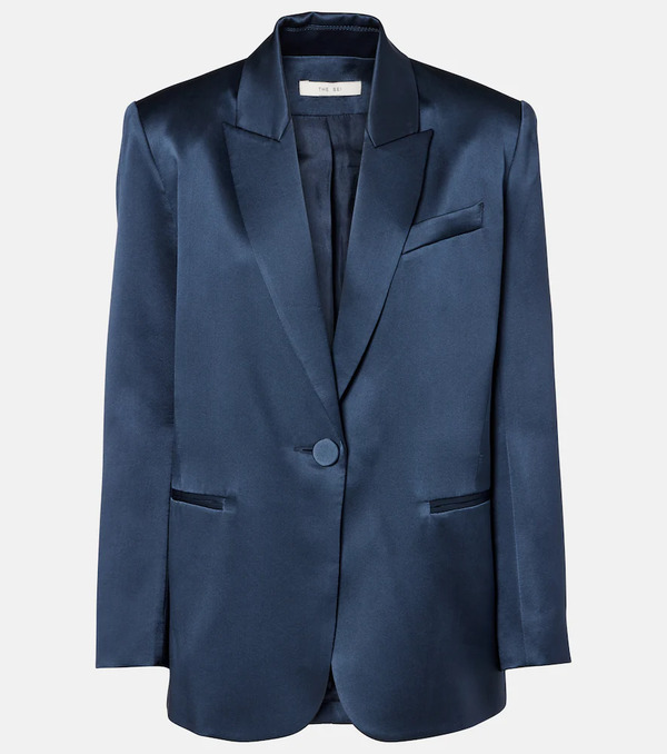  The Sei The Sei Oversized Silk Blazer 