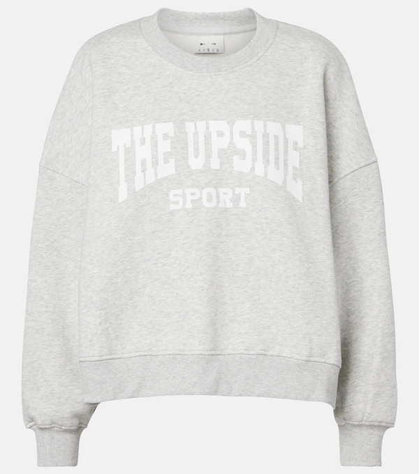  The Upside The Upside Paloma Oversized Cotton-blend Jersey Sweatshirt 