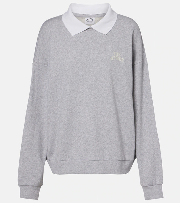  The Upside The Upside Pascal Logo Cotton Sweatshirt 