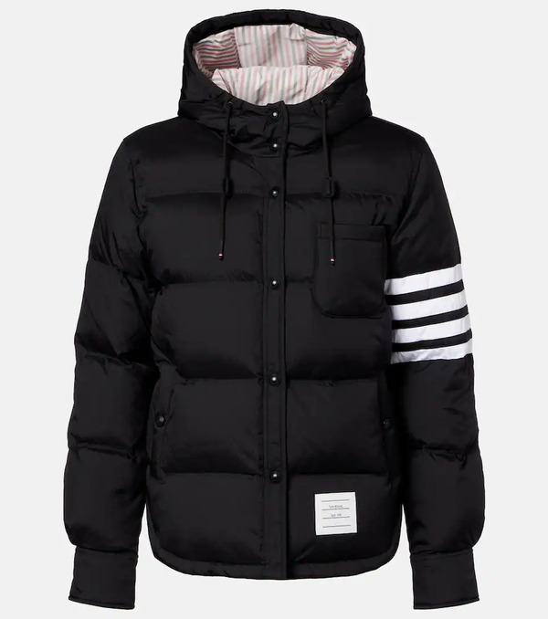  Thom Browne Thom Browne 4-bar Hooded Quilted Down Jacket 