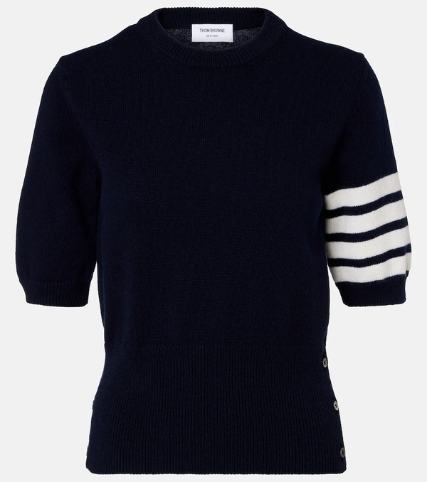  Thom Browne Thom Browne 4-bar Knitted Virgin Wool Sweater 