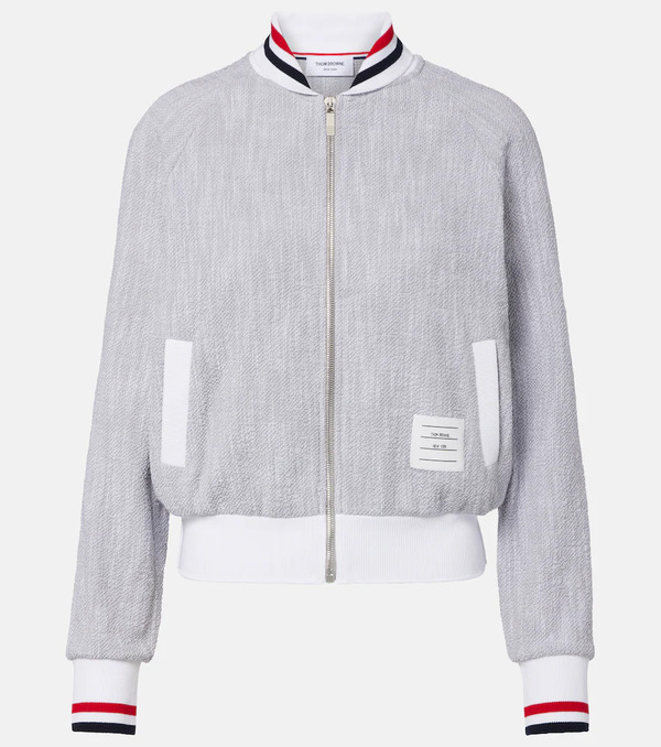  Thom Browne Thom Browne Cotton-blend Bomber Jacket 