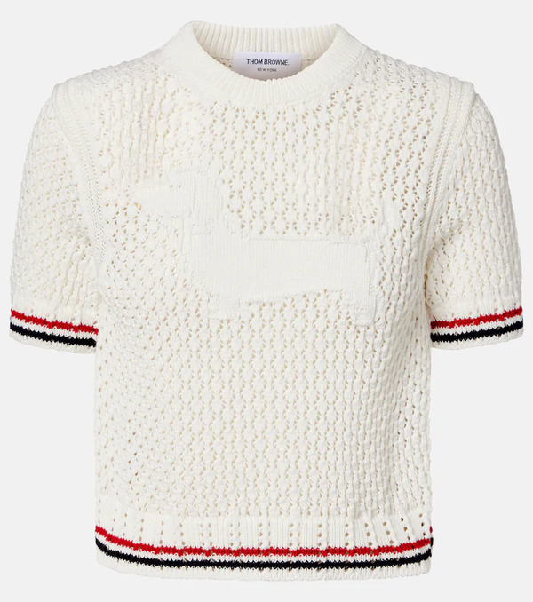  Thom Browne Thom Browne Jacquard Cotton Sweater 