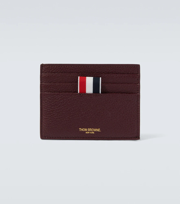  Thom Browne Thom Browne Rwb Stripe Leather Cardholder 