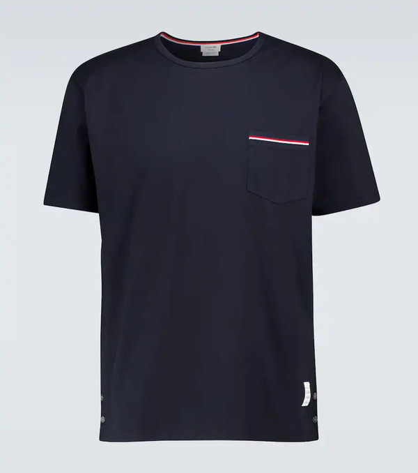  Thom Browne Thom Browne Short-sleeved Cotton T-shirt 