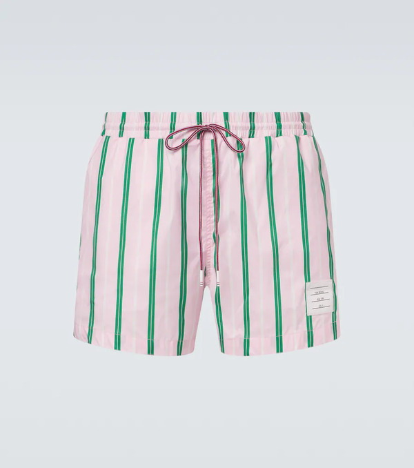  Thom Browne Thom Browne Striped Swim Trunks 