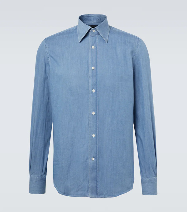  Thom Sweeney Thom Sweeney Denim Shirt 