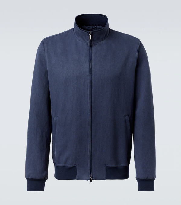  Thom Sweeney Thom Sweeney Linen Blouson 