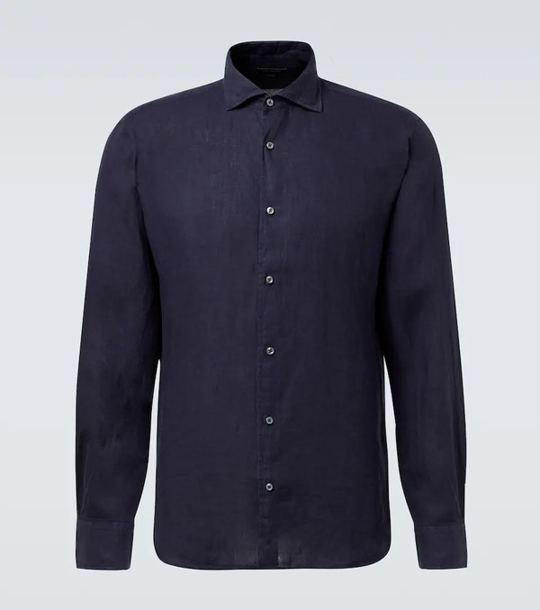  Thom Sweeney Thom Sweeney Linen Shirt 