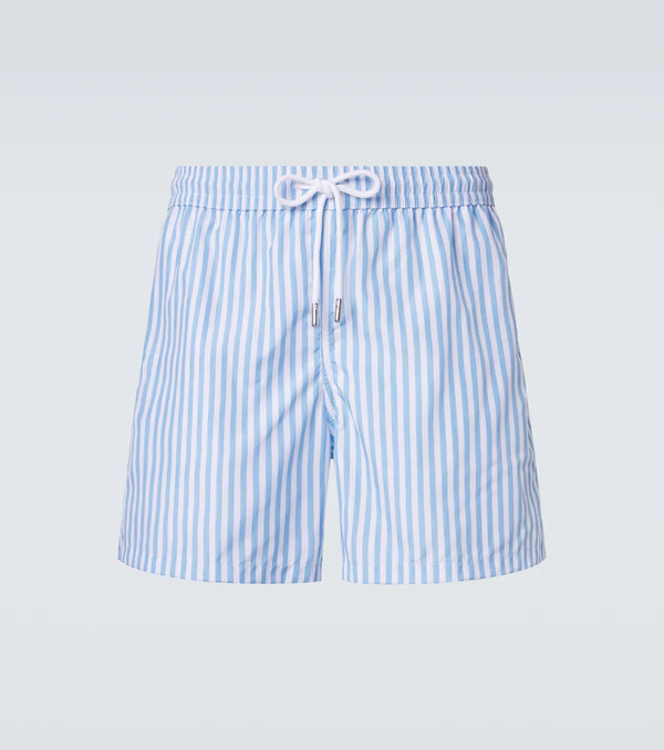  Thom Sweeney Thom Sweeney Striped Swim Trunks 
