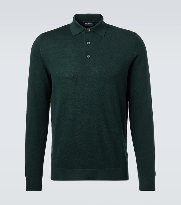  Thom Sweeney Thom Sweeney Wool Polo Sweater 