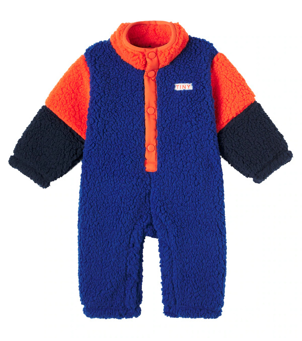  Tinycottons Tinycottons Baby Colorblocked Teddy Snowsuit 