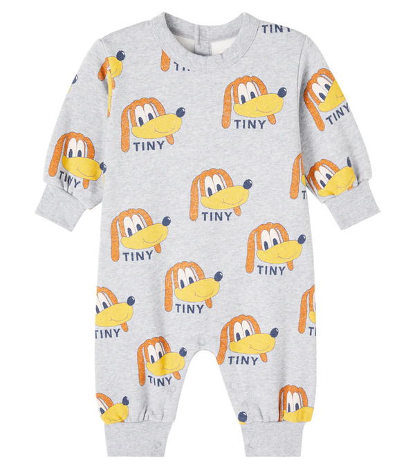  Tinycottons Tinycottons Baby Dogs Printed Cotton Onesie 