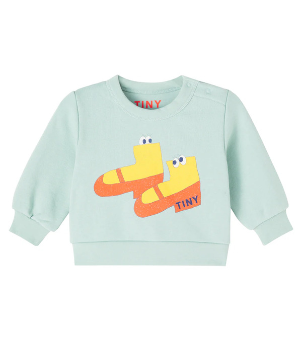  Tinycottons Tinycottons Baby Walk Printed Cotton Sweatshirt 