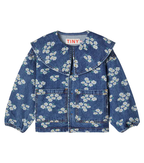  Tinycottons Tinycottons Blossoms Floral Denim Jacket 
