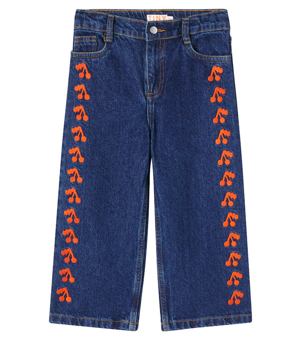 Tinycottons Tinycottons Cherries Embroidered Jeans 