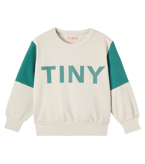  Tinycottons Tinycottons Colorblocked Cotton Jersey Sweatshirt 
