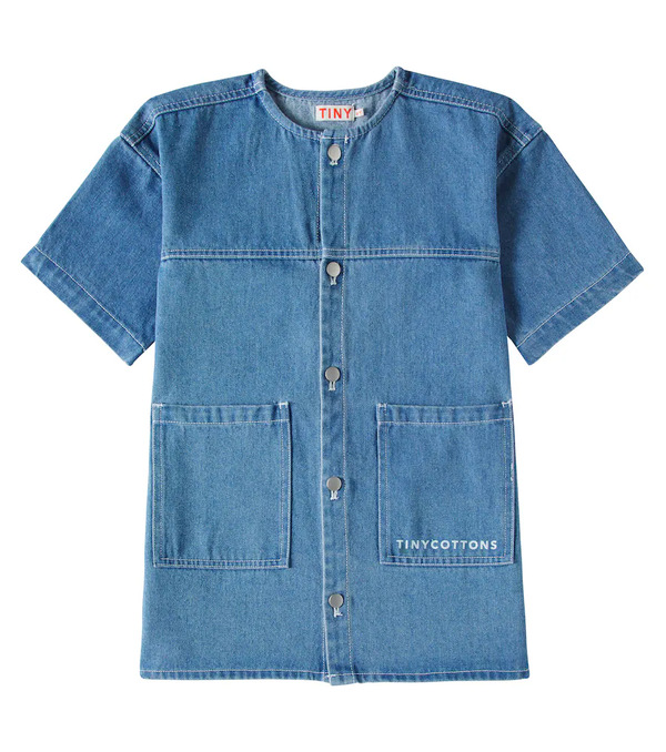  Tinycottons Tinycottons Logo Denim Dress 