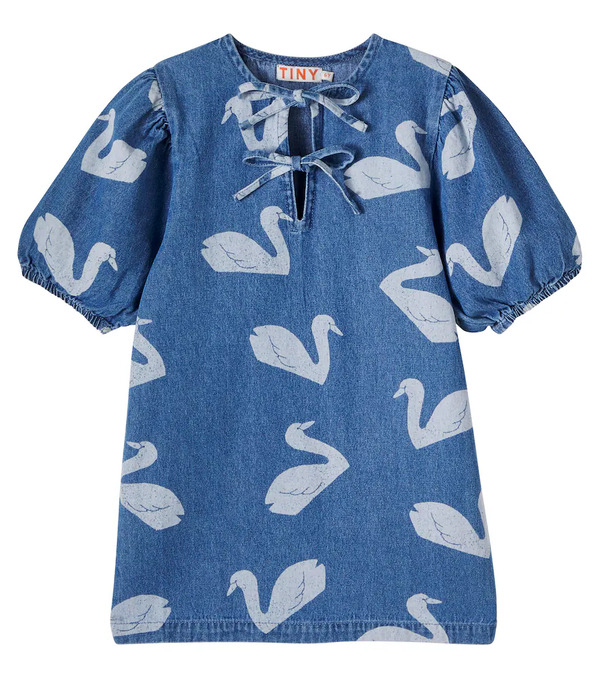  Tinycottons Tinycottons Printed Denim Dress 
